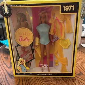 My Favorite Barbie Malibu Barbie 50th Anniv. Reproduction Of 1971 Mattel 2008